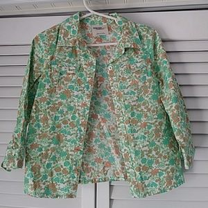 Floral Oshkosh children's shirt